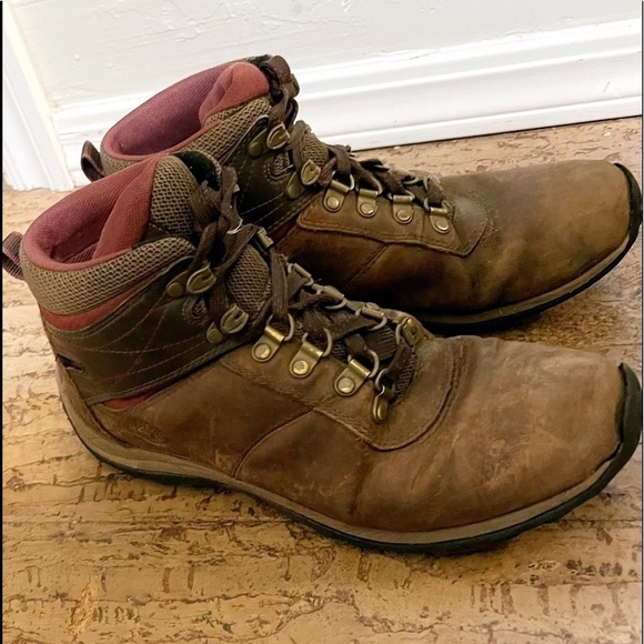 Timberland Norwood Waterproof Brown Leather Outdoor Hiking Boots Womens 9 - Picture 2 of 7